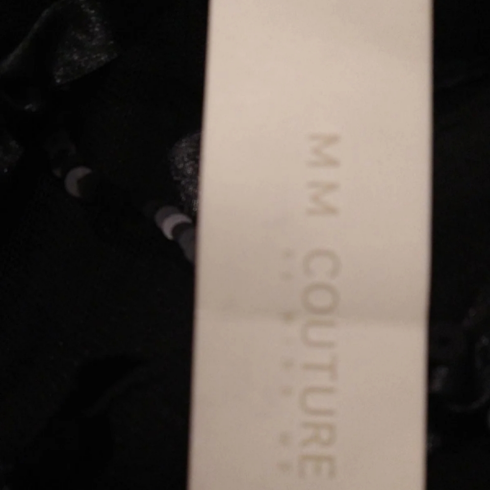 Black party dress by MM COUTURE